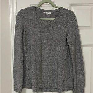 Madewell Women's Gray Crew Neck Sweater
